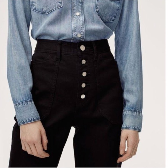 Wilfred Black Straight Leg Pants - Picture 6 of 14